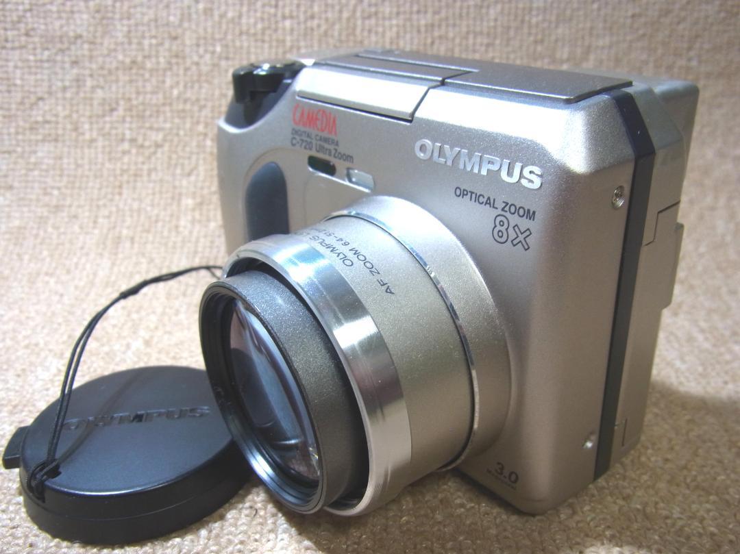 OLYMPUS CAMEDIA C-720オリンパス製デジカメ 動作OK 難あり