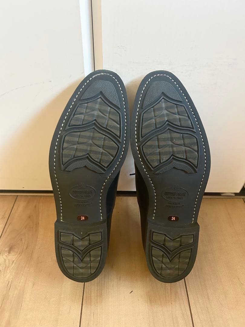 【極美品】SCOTCHGRAIN スコッチグレイン ストレートチップ 24cm 【極美品】SCOTCHGRAIN スコッチグレイン ストレートチップ 24cm