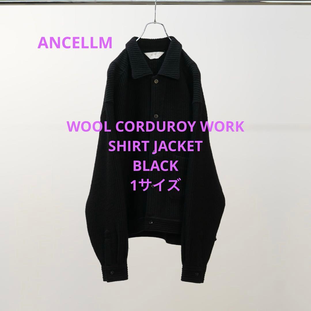 ANCELLM WOOL CORDUROY WORK SHIRT JACKET