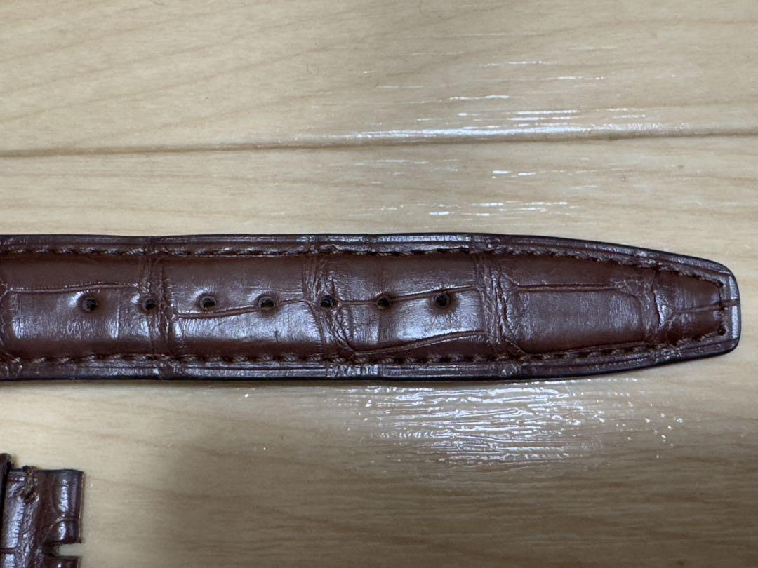ほぼ未使用！IWC 純正　革ベルト　茶　20mm