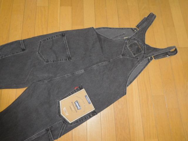 正規品 リーバイス オーバーオール 黒 ワークウエア Sサイズ