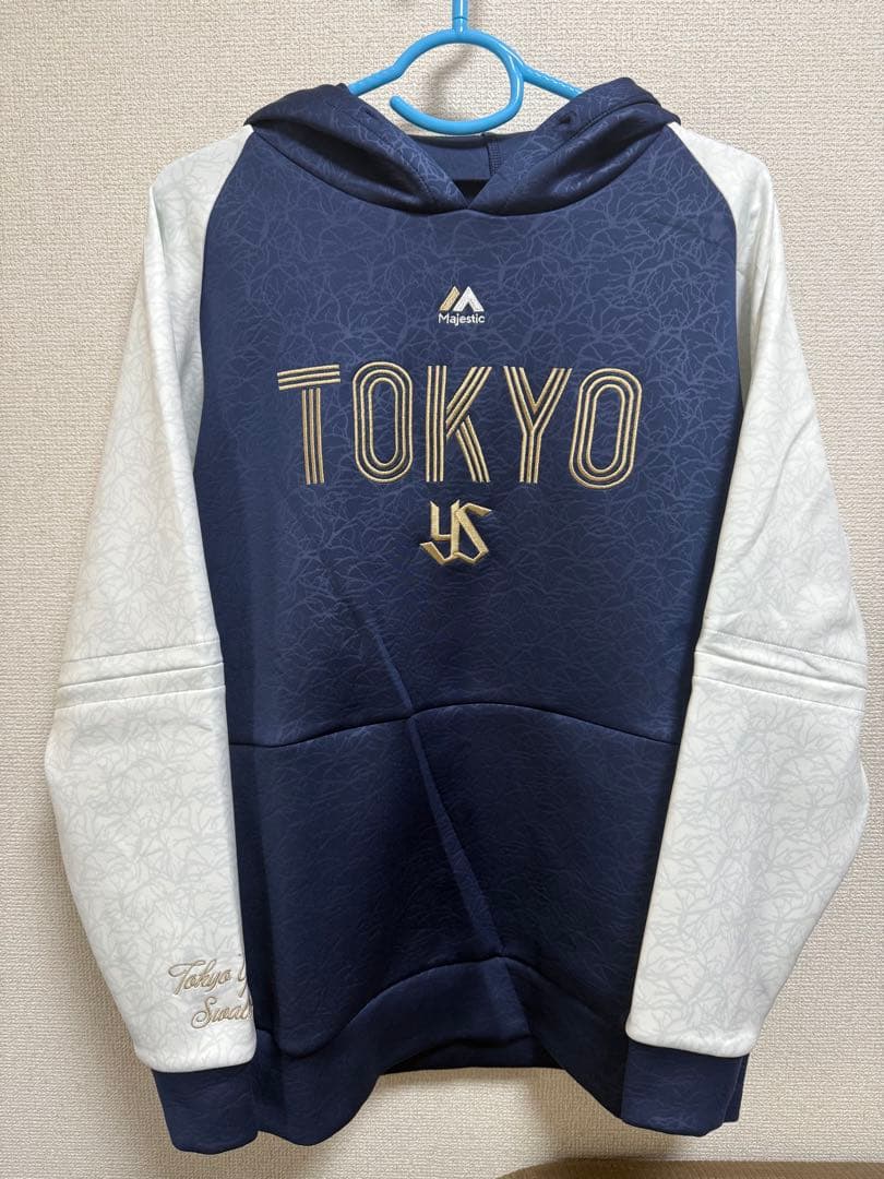 新品未着用 Majestic ヤクルトスワローズ プロコレ パーカー - メルカリ