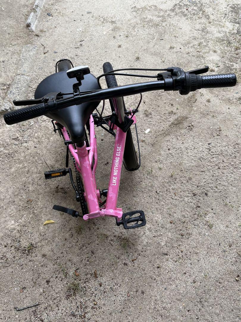 ハマー折り畳み自転車 ピンク (20㌅)お引き取りでも？配達でも？可能です。