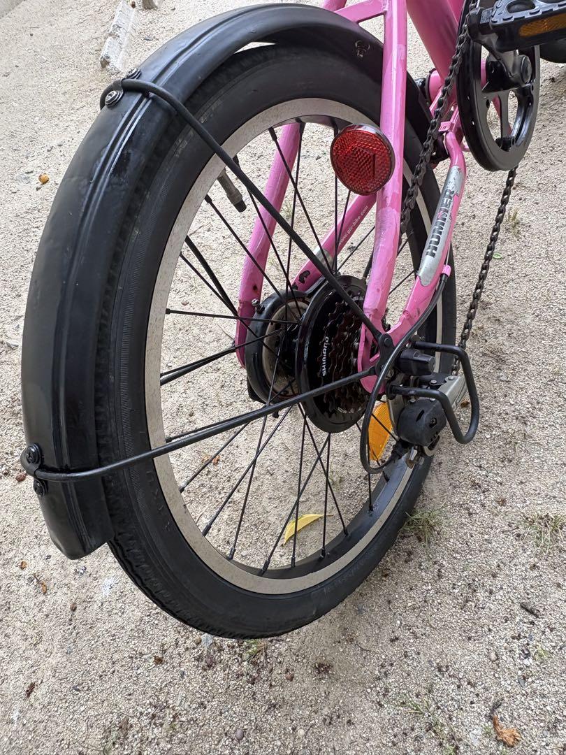 ハマー折り畳み自転車 ピンク (20㌅)お引き取りでも？配達でも？可能です。
