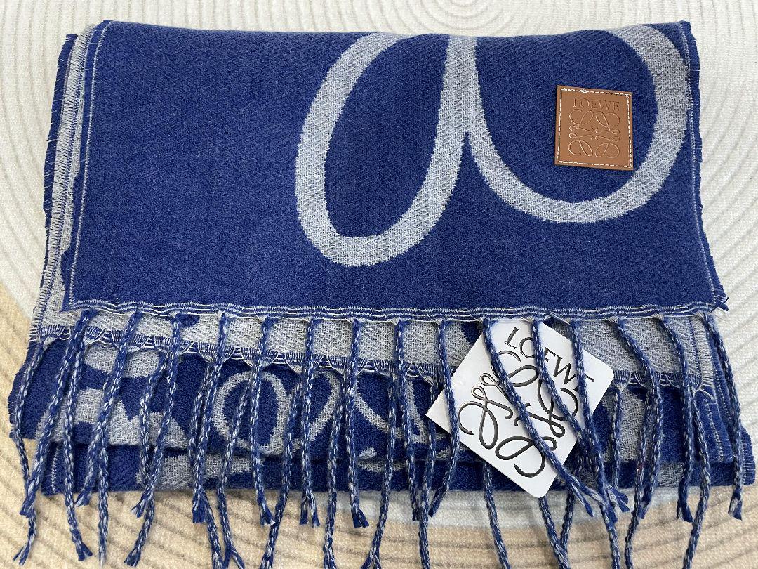 【再入荷なし】LOEWE アナグラム カシミヤマフラーち