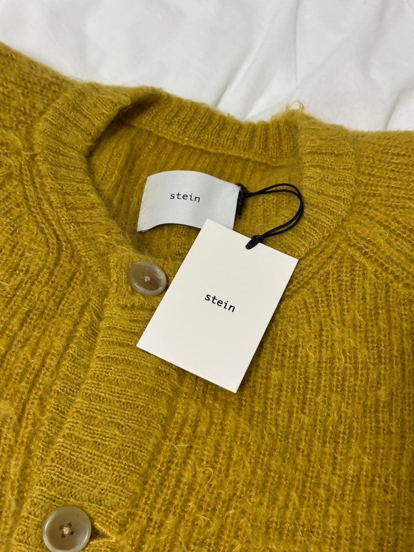 stein super kid mohair cardigan yellow s stein super kid mohair cardigan yellow s