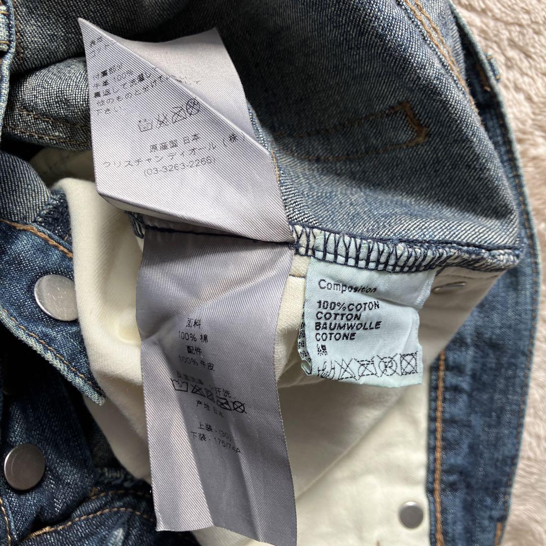 【ダメージ加工がお洒落なアイテム♪】Dior デニム タグ付き】Dior Homme ダメージ加工入りスキニーデニム 30インチ