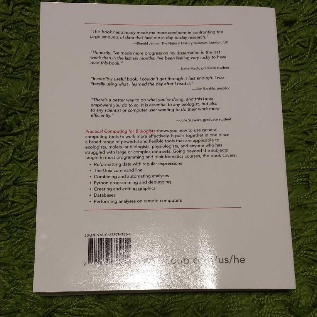 通販得価 Practical Computing for Biologists 5ylSF-m49644564046 爆買い好評
