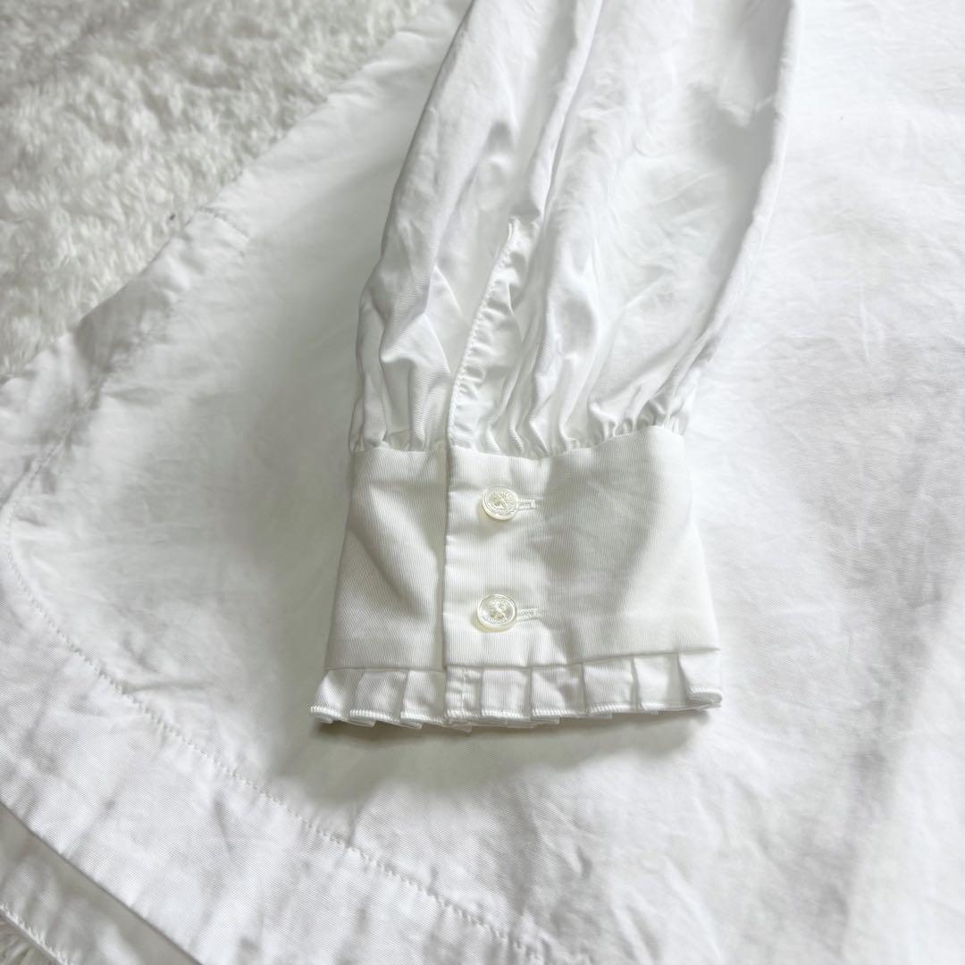 美品✨24SS ユナイテッドアローズ 38 タックフリルハイネックブラウス