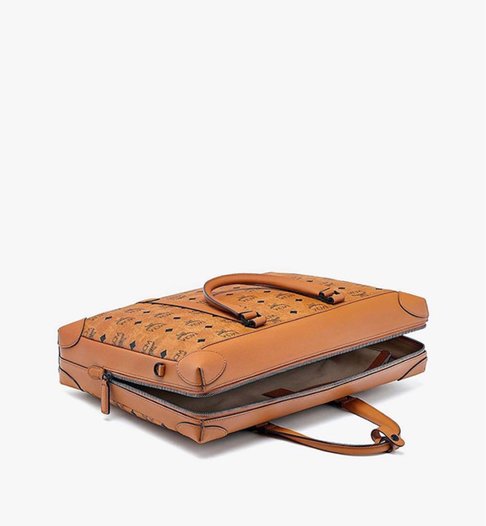 MCM ベージュ ビジネスバッグ トートバッグ 保存袋付き ヴィセトス