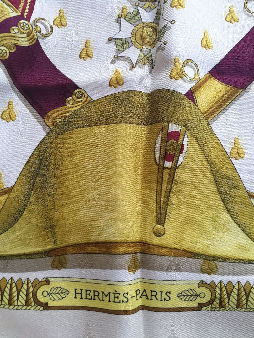 エルメス　HERMES　スカーフ　カレ90　ナポレオン