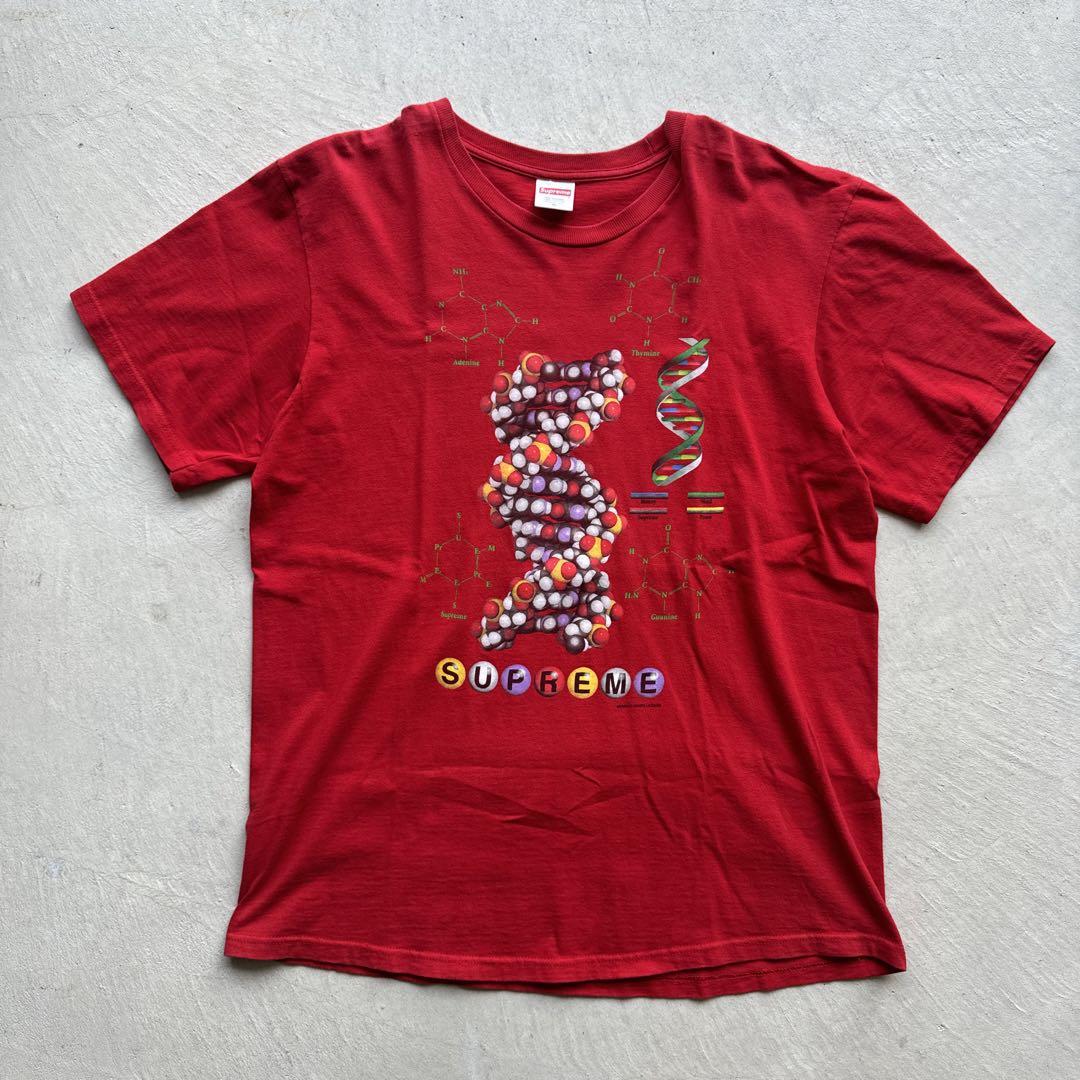 名作 17aw supreme dna tee tシャツ 赤 M