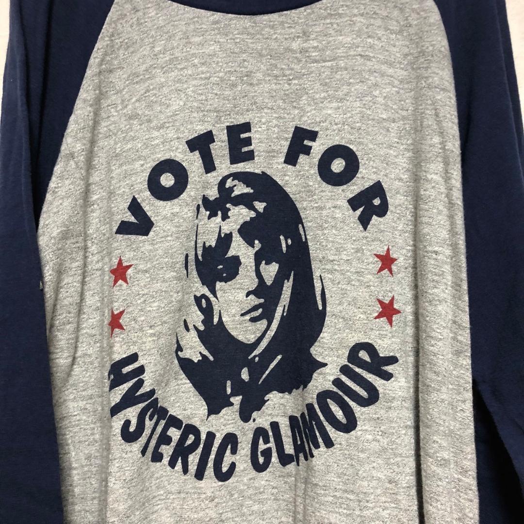 [美品]HYSTERIC GLAMOUR 長袖Tシャツ グレー Mサイズ