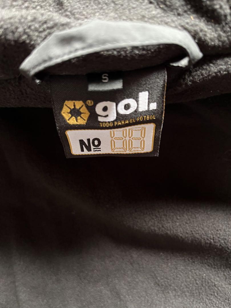 サッカー　ゴル　gol ベンチコート　黒　Sサイズ