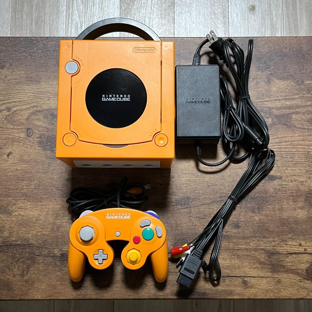 任天堂 ゲームキューブ 本体 動作確認済 オレンジ GameCube ニンテンドー ゲームキューブ GAMECUBE 本体 オレンジ 動作品 ⑫