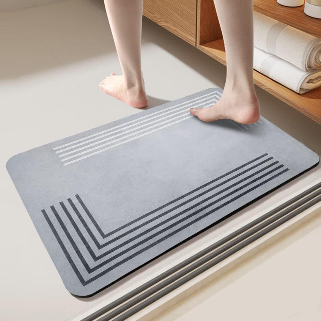 MUTAO 珪藻土バスマット お風呂マット 40x60cm