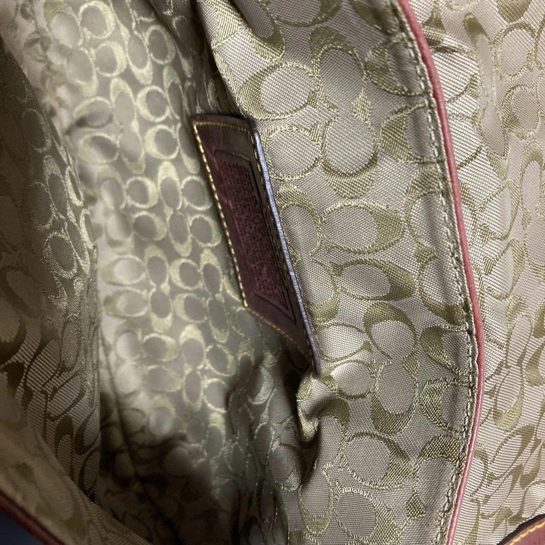 美品　Vintage COACH LEATHER Soho ショルダーバッグ