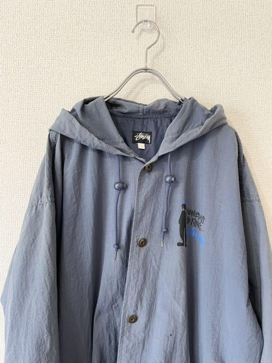 国産 1980‘s old stussy シャドーマンナイロン コート黒タグ gkqlp-m49658013513 定番超激得