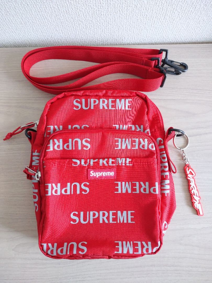 シュプリーム 3M Reflective Repeat Shoulder Bag