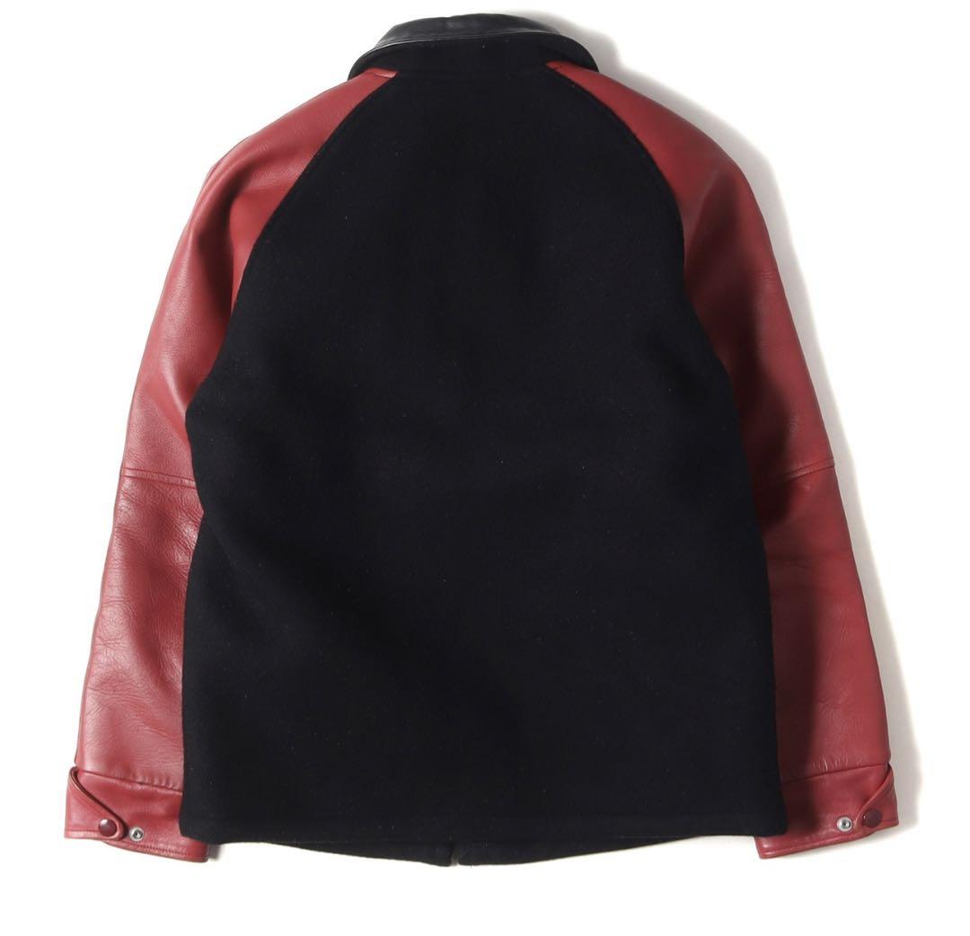 定価6万　CALEE 牛革 メルトン レザー M  gangsterville