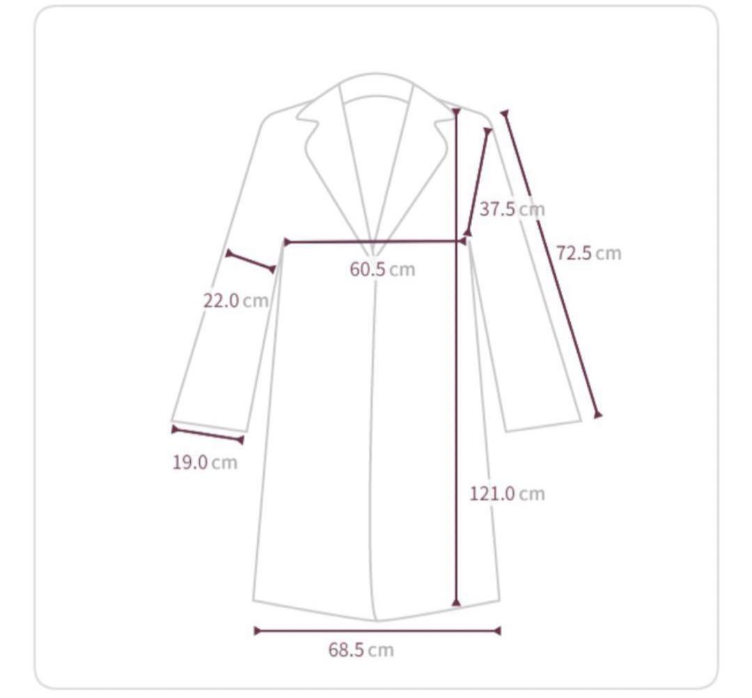 【最終お値下げ】NUGU may ハイネックロングコート