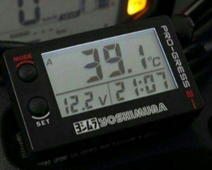 3点B ヨシムラ油温計 PRO-GRESS2 マルチテンプメーター 油温