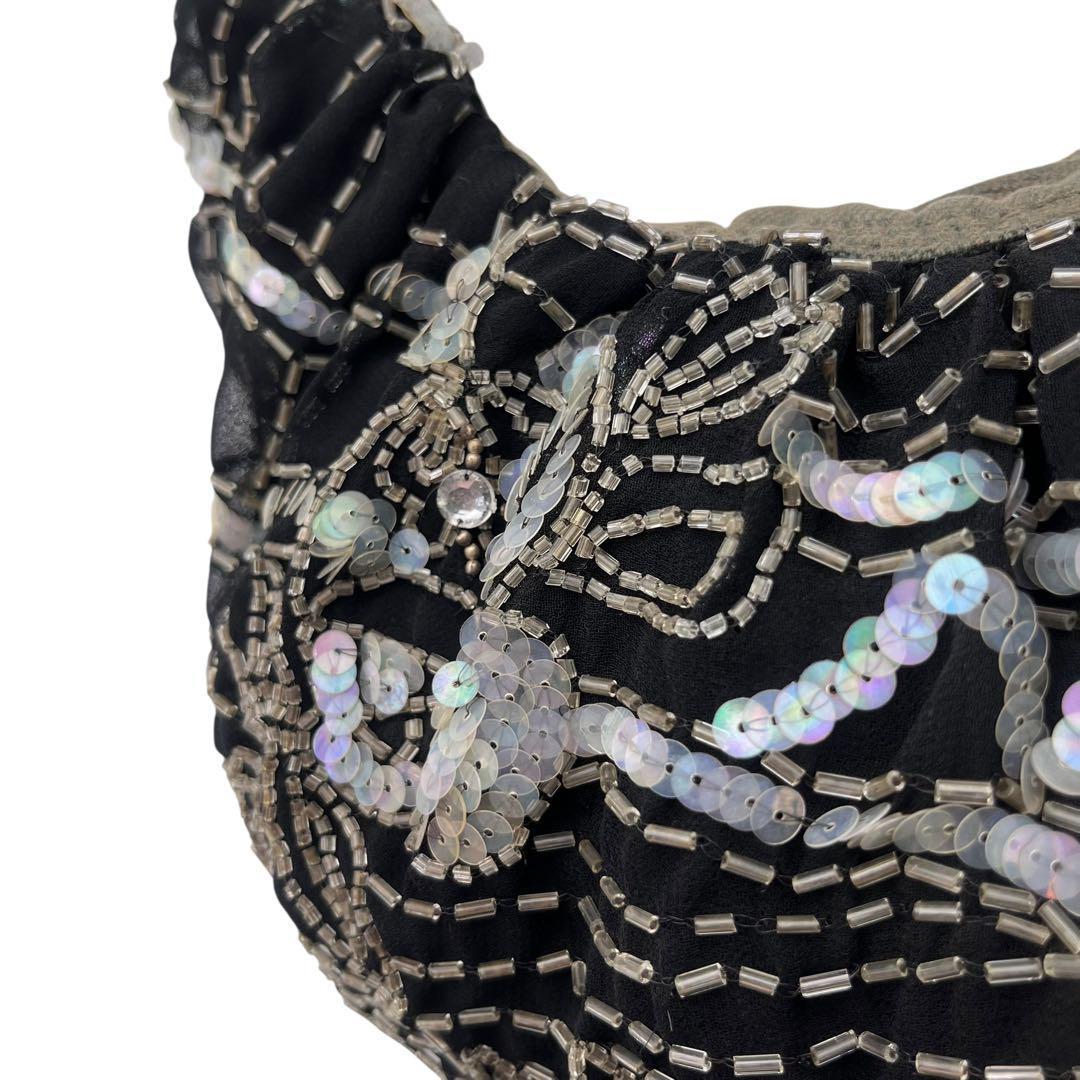 【希少】DIESEL ショルダーバッグスパンコール ラメジルコニア y2k