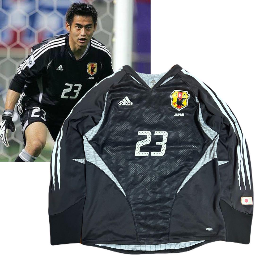2004年 川口能活 アジア杯優勝 サッカー日本代表 ユニフォーム adidas