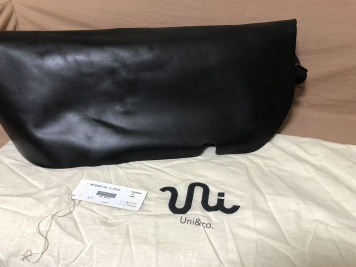 Uni&co. メッセンジャーバッグ(L) black