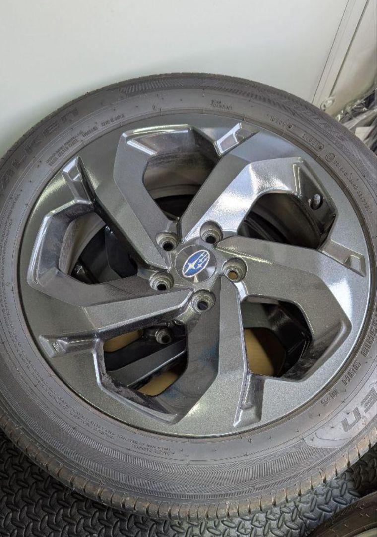 ファルケン　タイヤホイール　18インチ　美品225/55R18　スバル純正