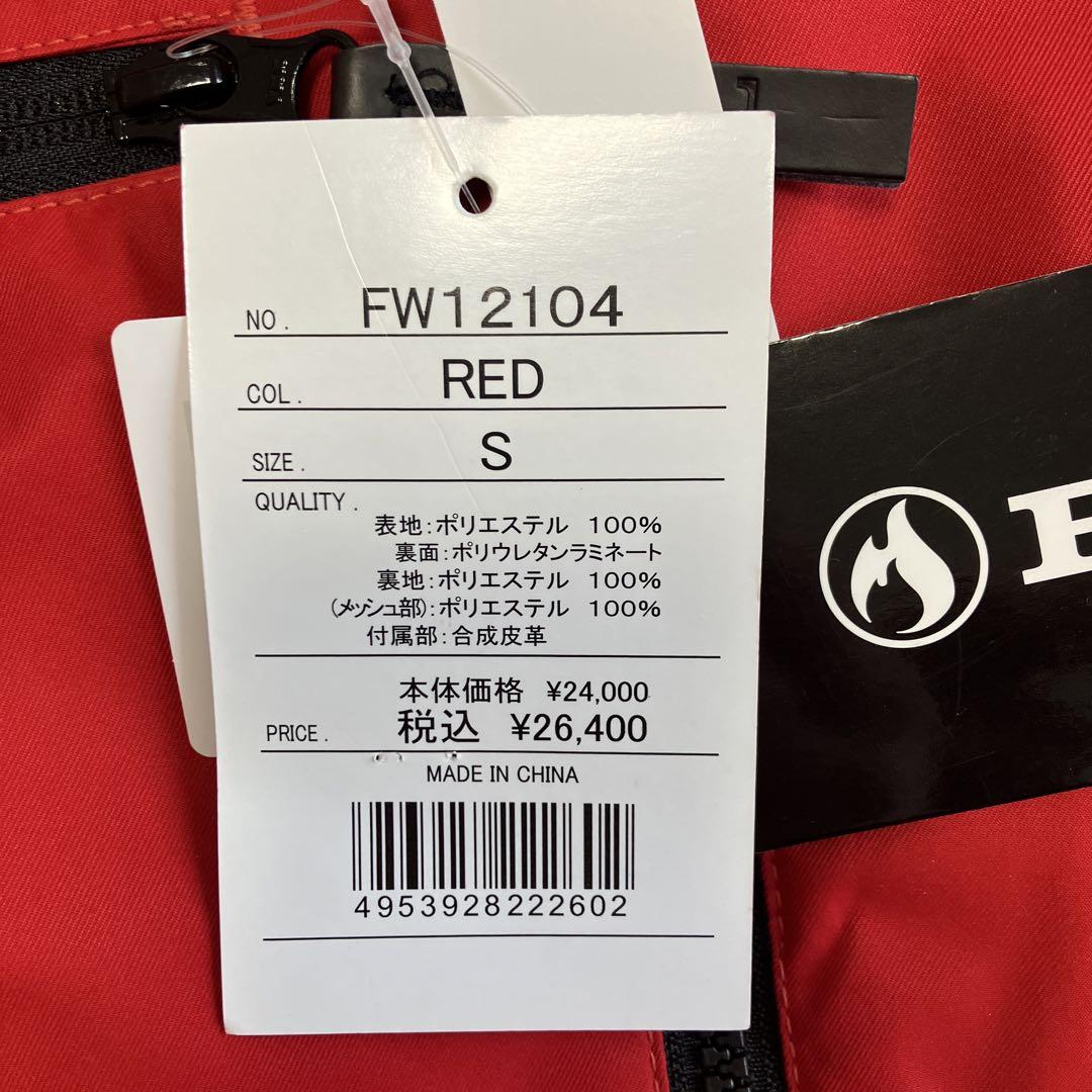 送料無料 新品 FUEL メンズ スノボウェア S RED