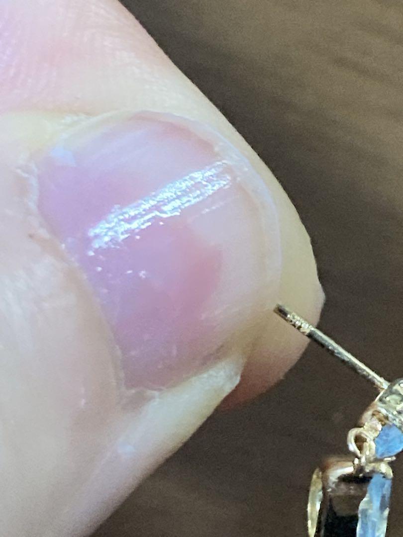 k18 アクアマリンピアス スタッド 画像4