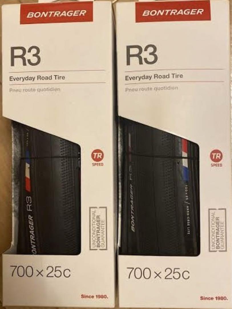 【新品未使用品】bontrager R3 25c × 2