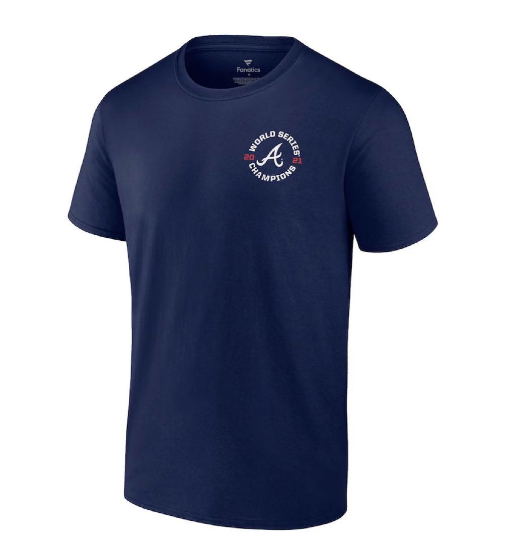 レア【Fanatics】BRAVES 2021 WS CHAMPIONS TEE