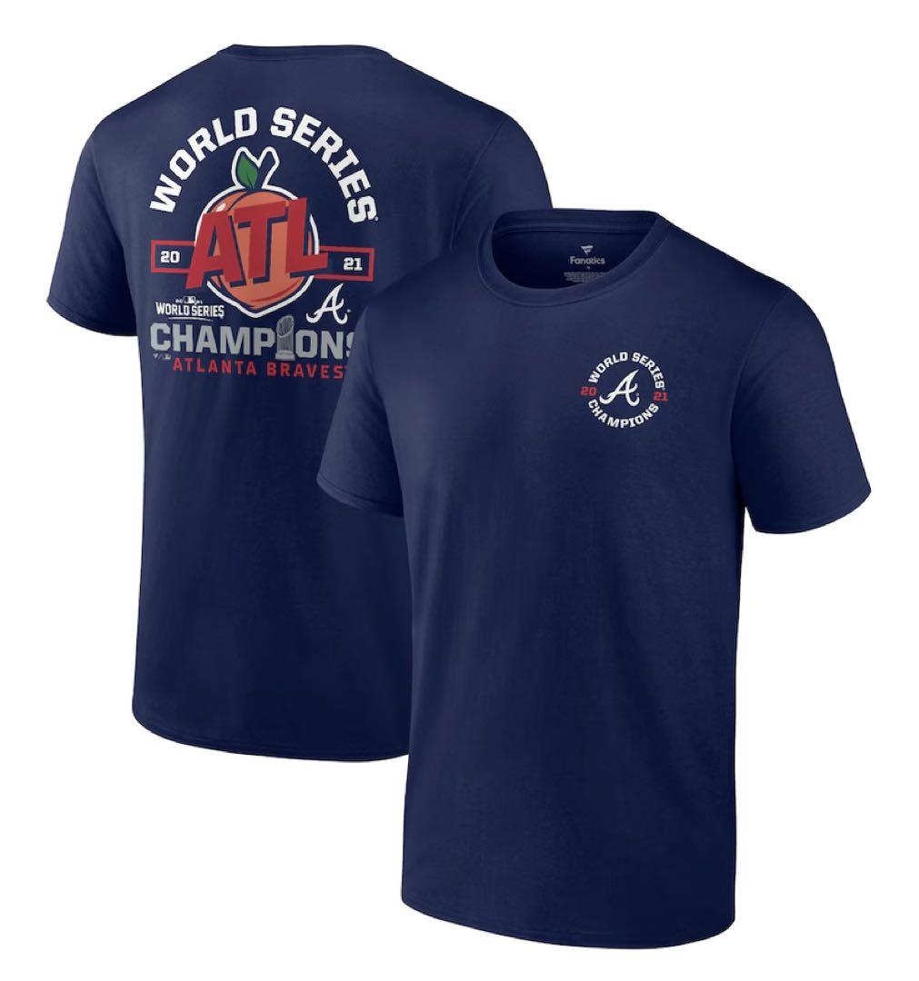 レア【Fanatics】BRAVES 2021 WS CHAMPIONS TEE