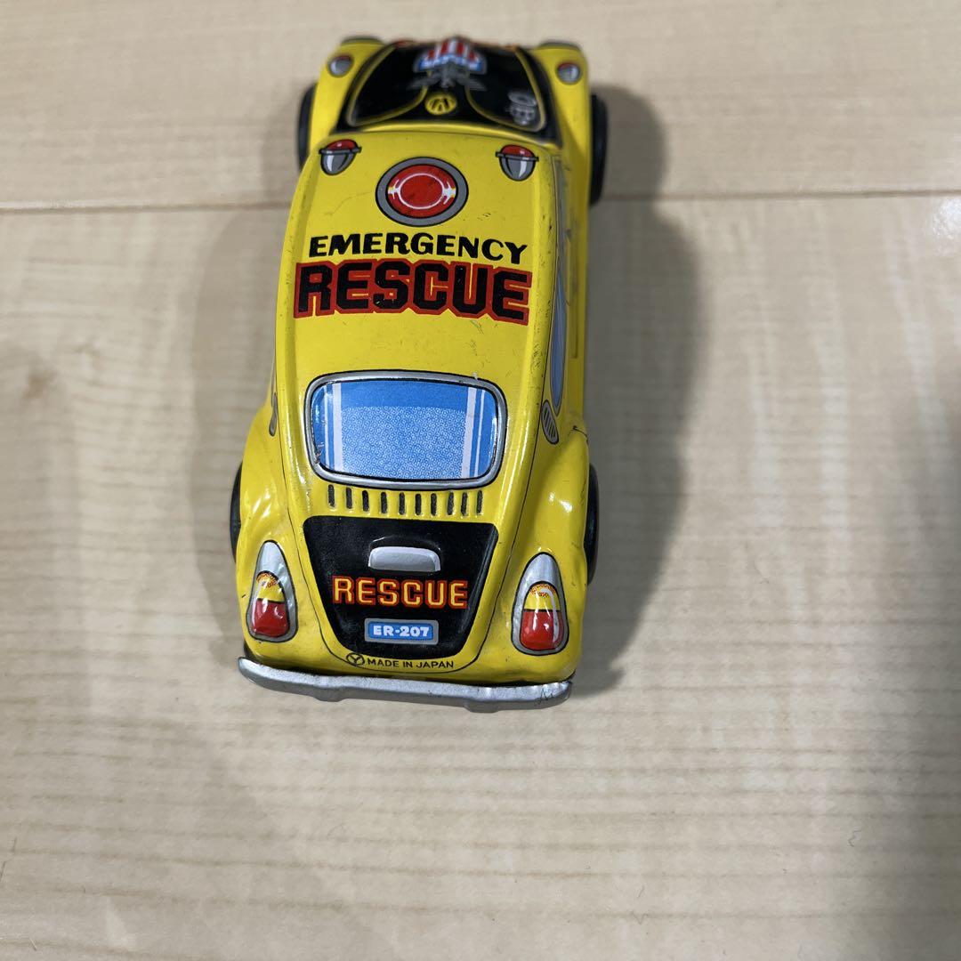 ブリキ　ミニカー5台セット　車体約12cm