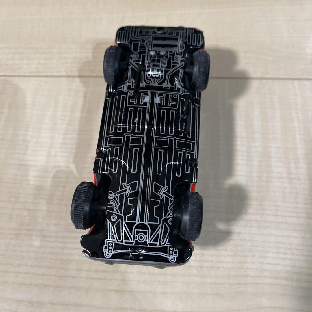 ブリキ　ミニカー5台セット　車体約12cm