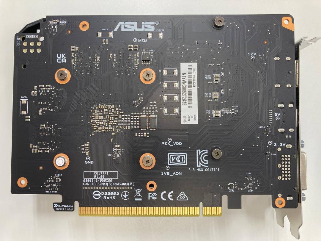 ASUS GTX1650 グラボ 4GB GDDR6 PH-GTX1650