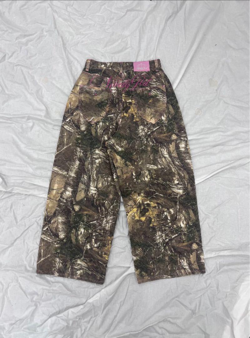 パンツ 9090NinetyGirlLogoBuggyDenimPants S