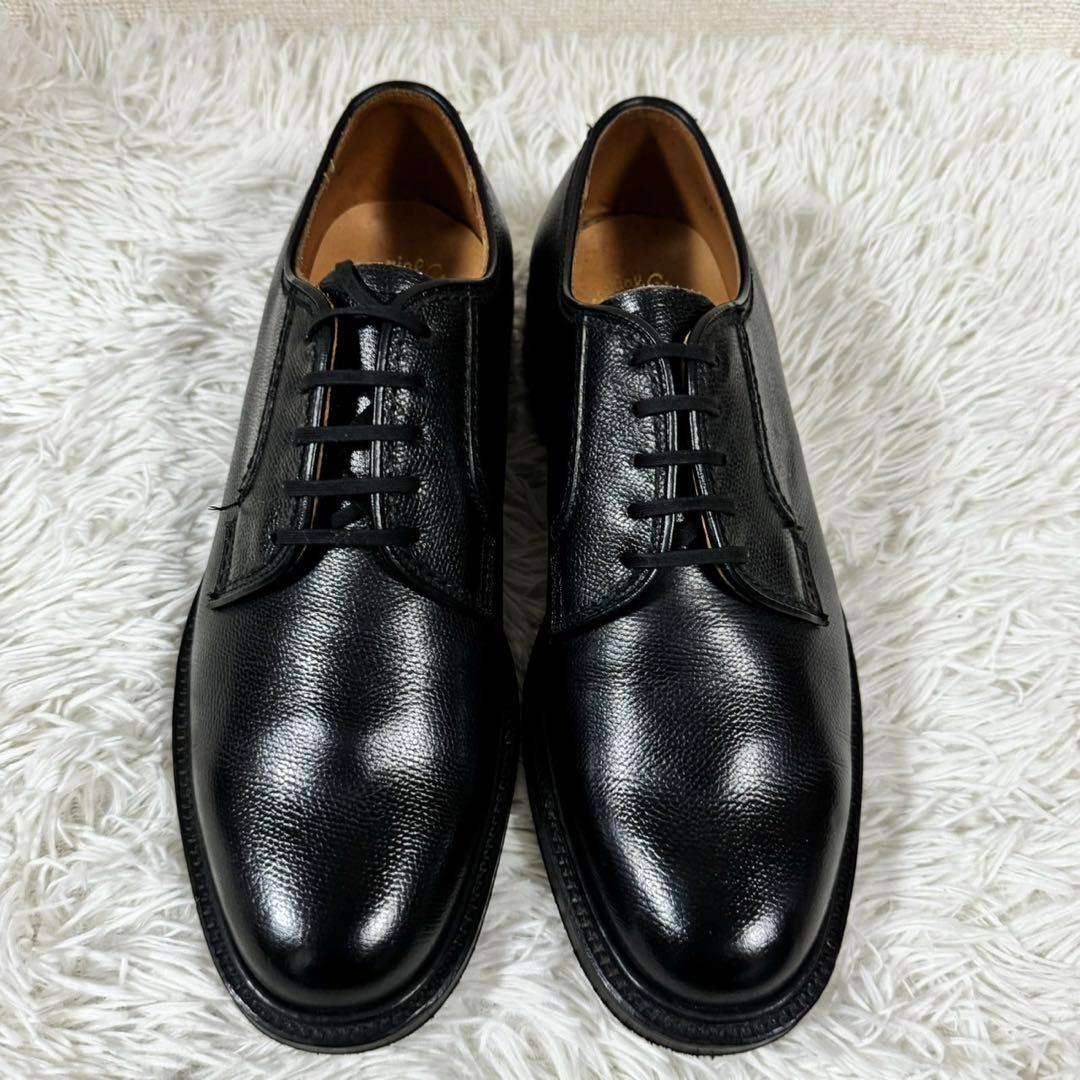 美品✨リーガル インペリアルグレード 2236 外羽根プレーントゥ シボ革