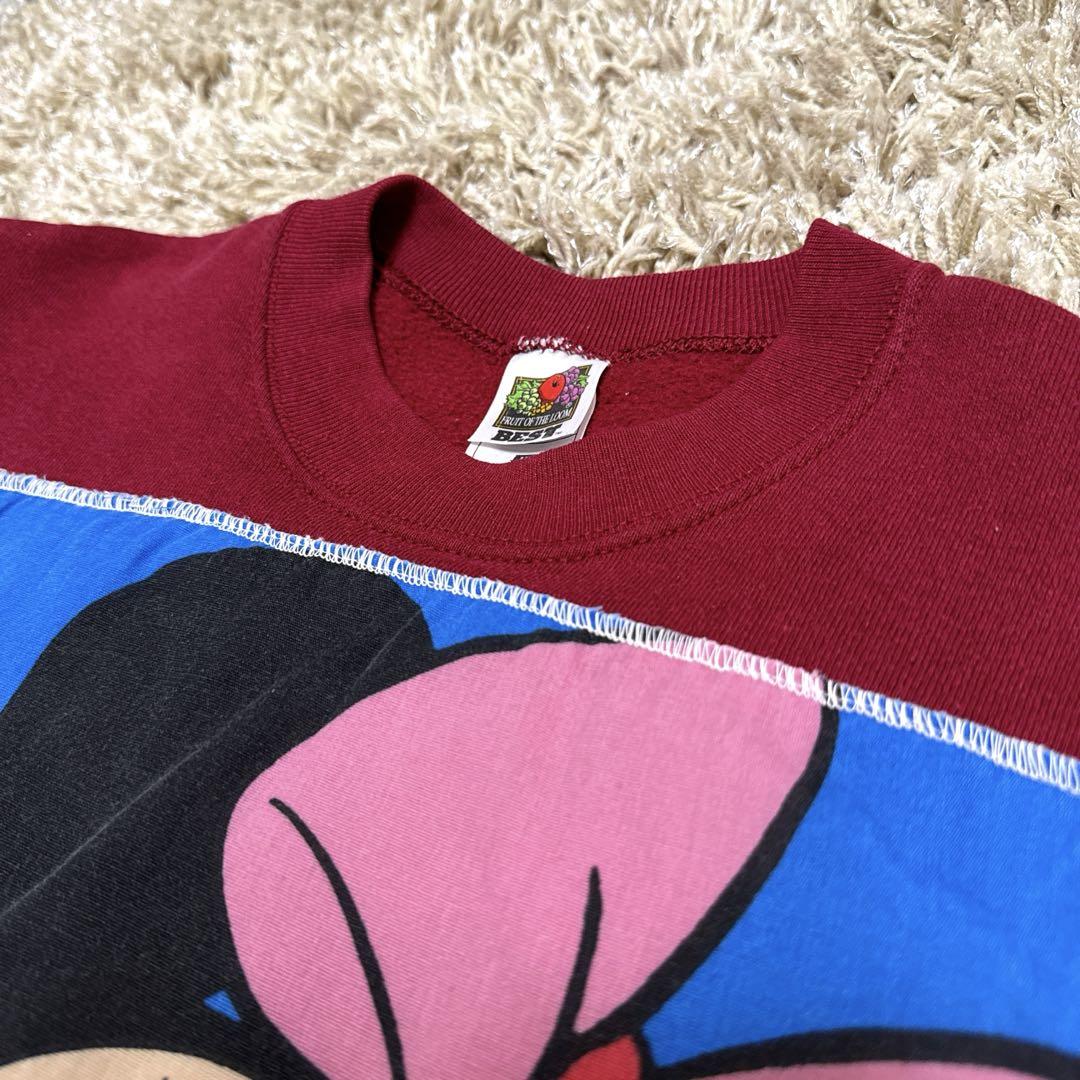 激レア 90's ミニー スウェットFRUIT OF THE LOOM USA製 激レア 90's ミニー スウェットFRUIT OF THE LOOM USA製