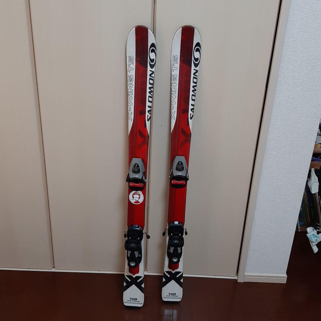 900円 納得できる割引 サロモン子供用スキー板 110cm