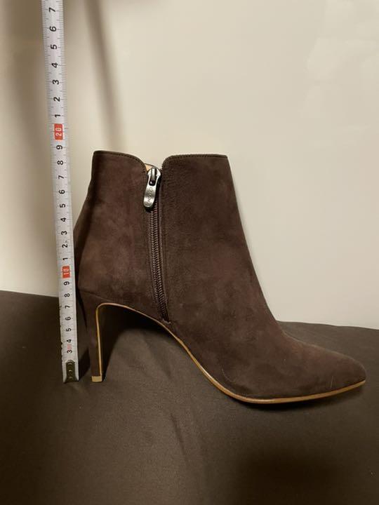 SALE品質保証 試着のみ DIANA 25.0cm ショートブーツ スエード ブラウン MusID-m49679616639 新品送料無料