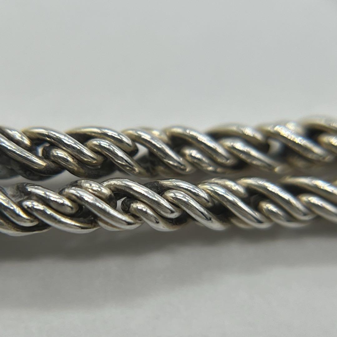 ティファニー TIFFANY ダブルロープ IDブレスレット SV925 希少