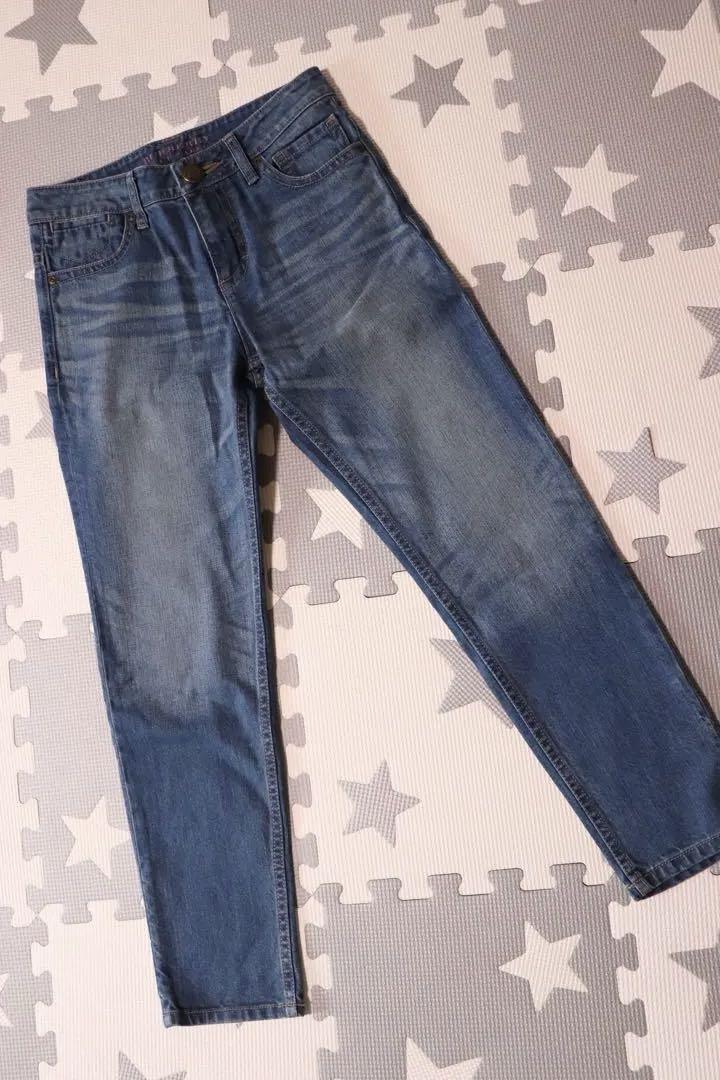Burberryブルーレーベル　ストレートデニムパンツ 34パンツ