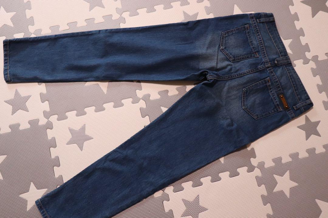 Burberryブルーレーベル　ストレートデニムパンツ 34