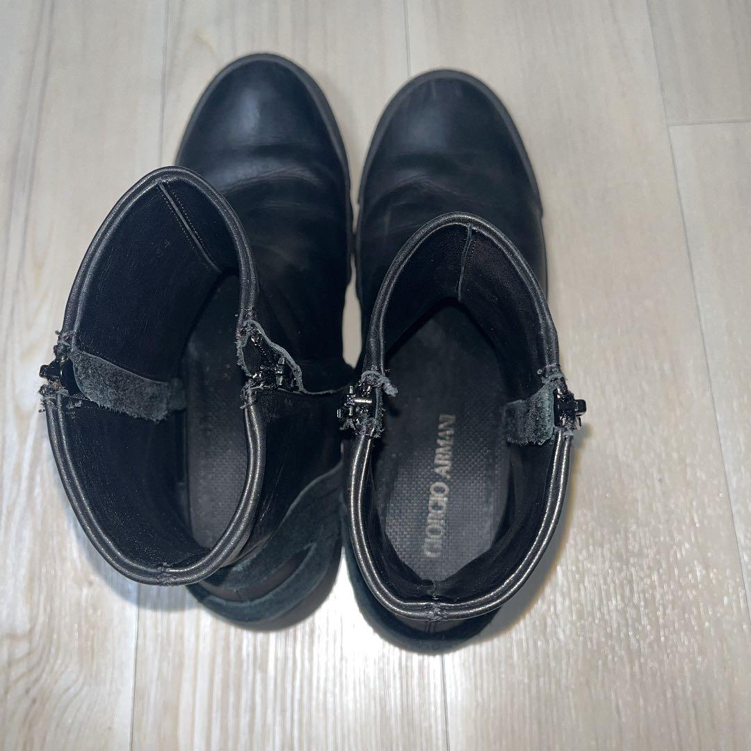 新品人気SALE Giorgio ジョルジオアルマーニ ショートブーツ FzDWZ-m49682932293 Armani 豊富な特価