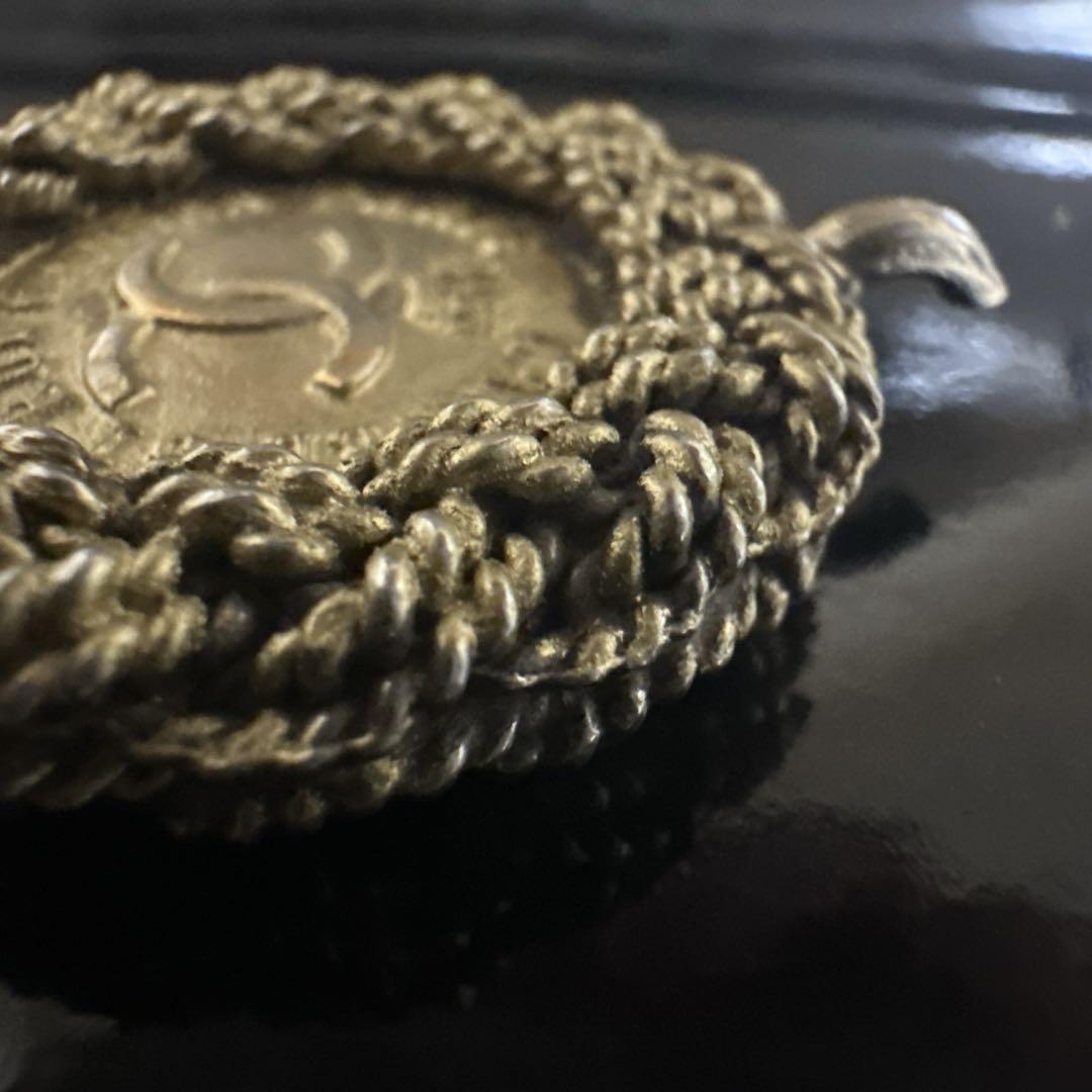 CHANEL シャネル ヴィンテージ ココマーク ネックレストップ 訳有り
