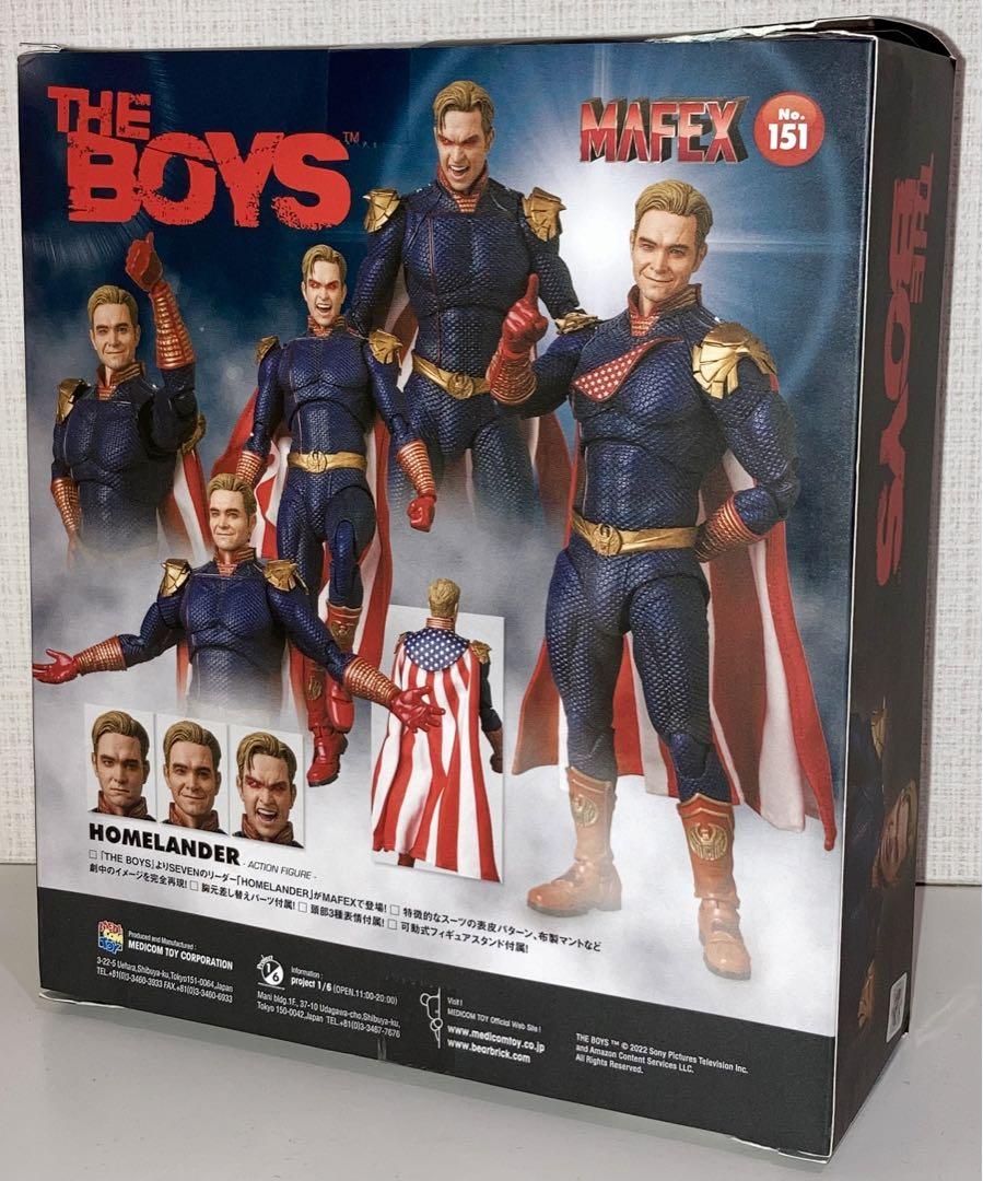 MAFEX ホームランダー　中古美品 Medicom Toy The Boys MAFEX No.151 Homelander Action Figure