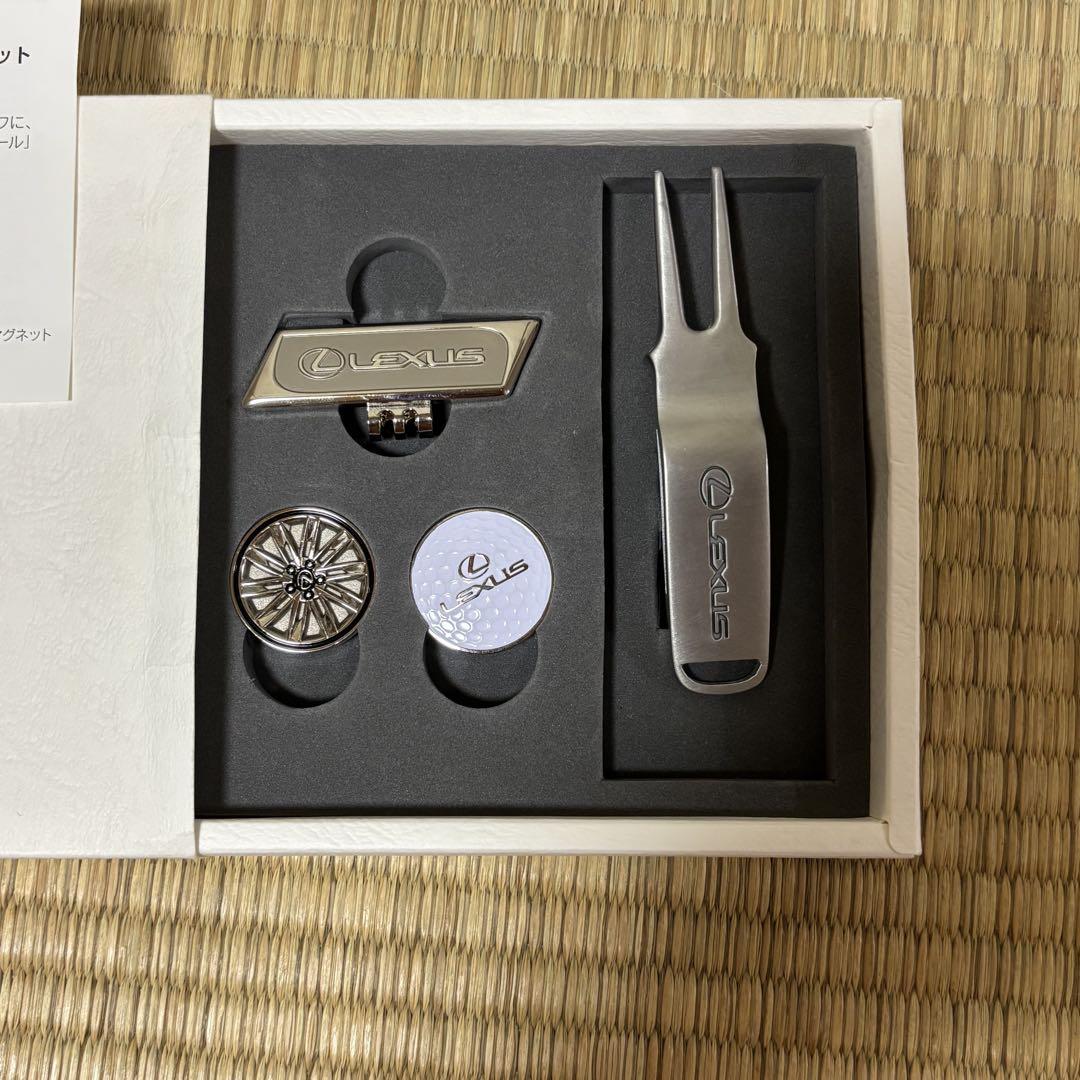 新品！Lexus グリーンフォーク＆ボールマーカーセット Lexus グリーンフォーク＆ゴルフマーカーセット - メルカリ